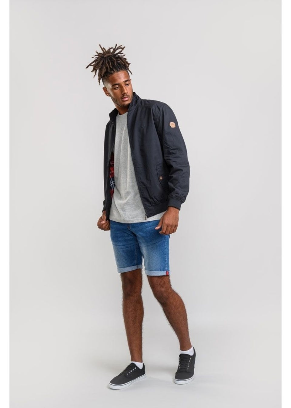 Duke Navy Windsor Kingsize Cotton Harrington Jacket Matalan