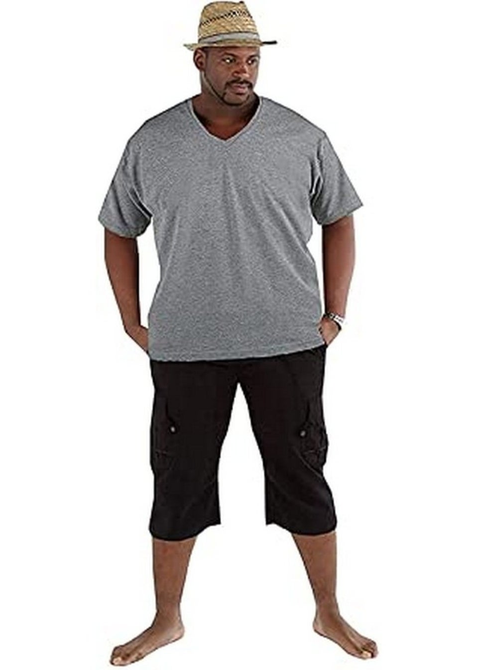 Duke Grey Signature Cotton Kingsize T-Shirt