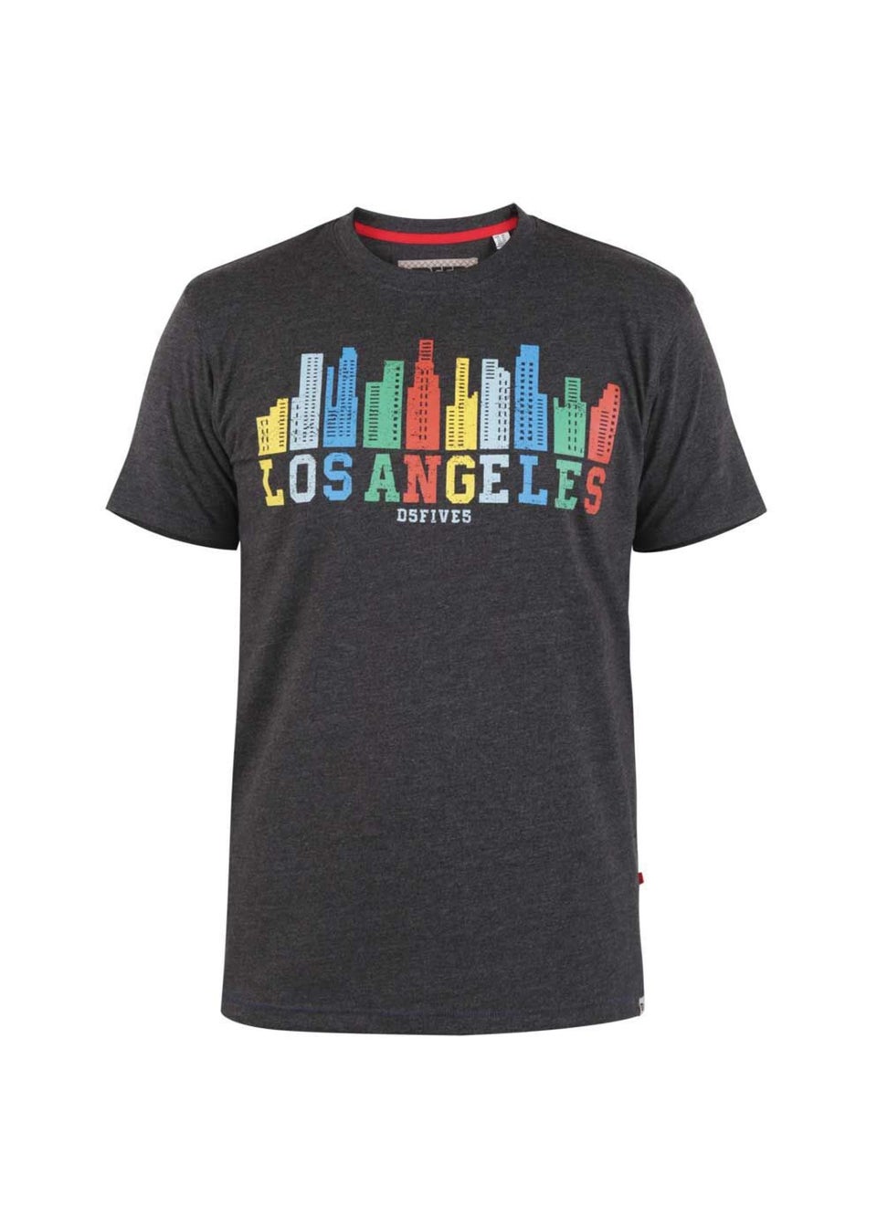 Duke Charcoal Hemford Skyline Marl Kingsize T-Shirt