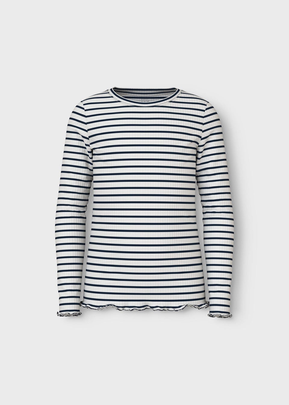 Black and white striped shirt for girls cheap