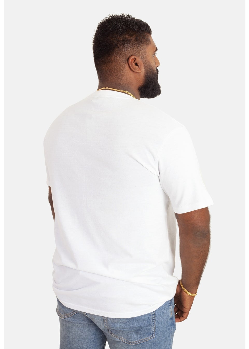 Duke White Kingsize Flyers-1 Crew Neck T-Shirt