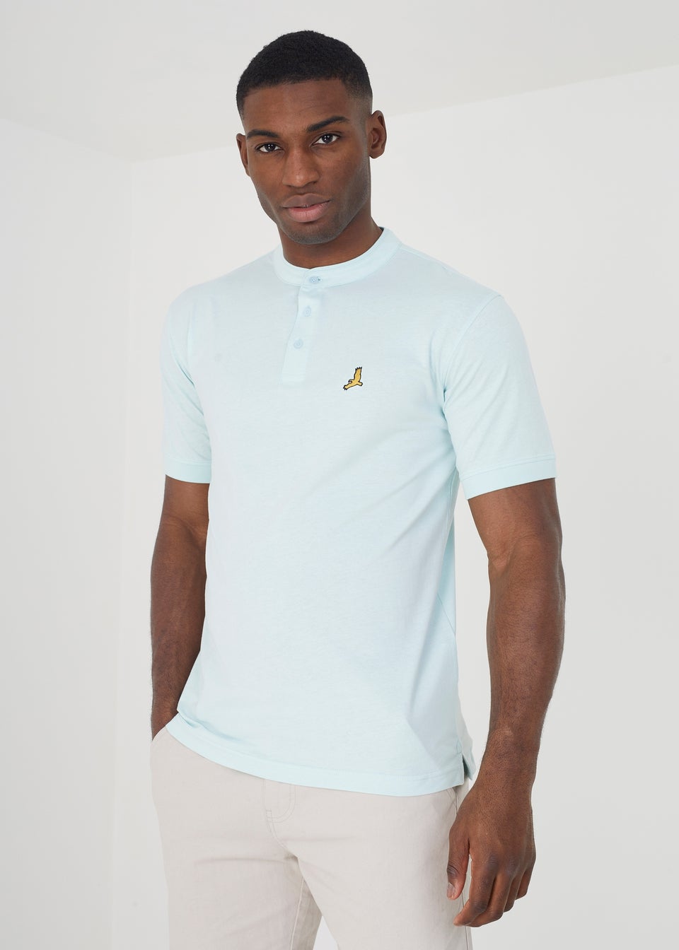 Brave Soul Mint 3 Pack Cotton Polo Shirts Matalan