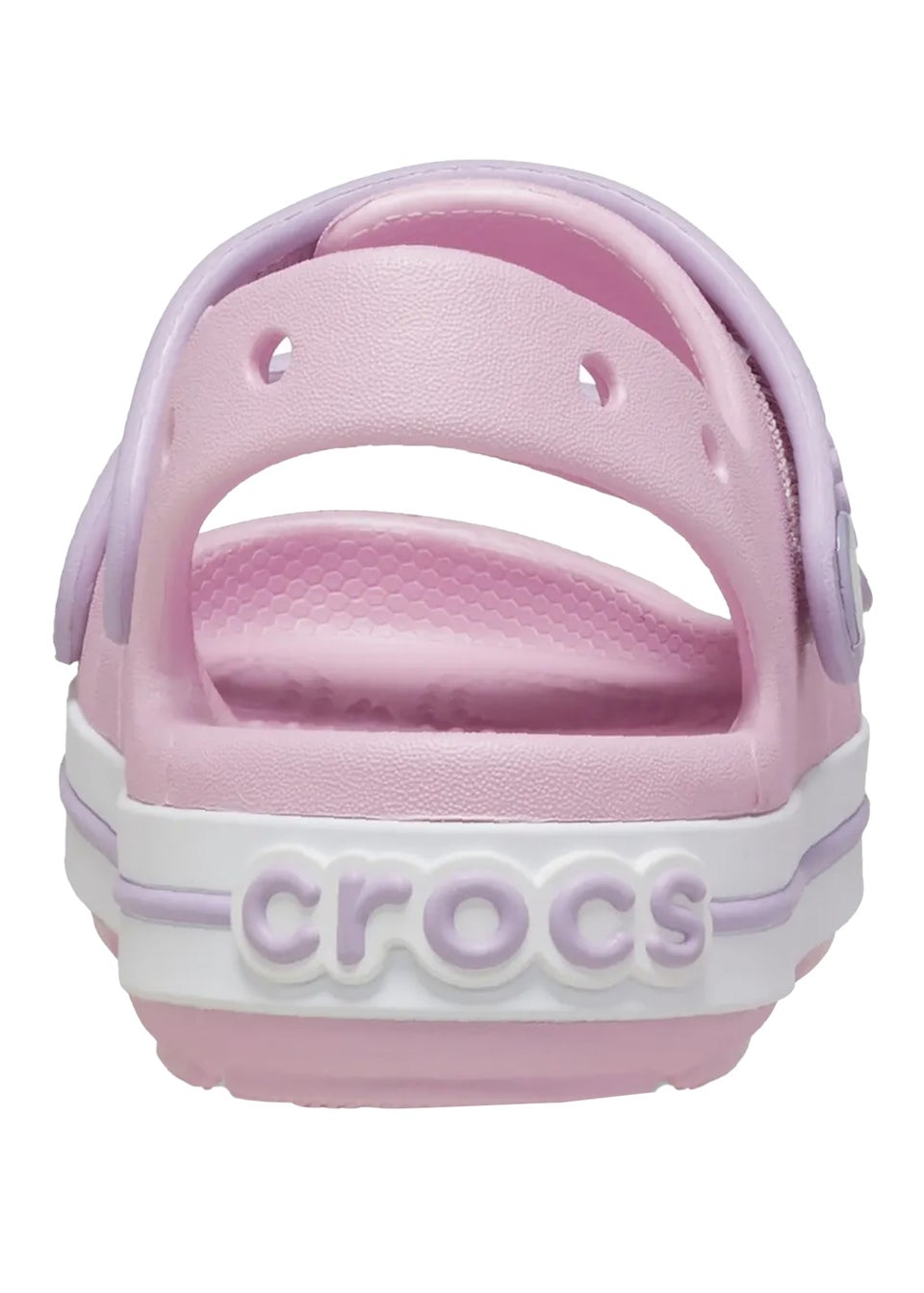 Crocs Kids Soft Pink Crocband Sandals