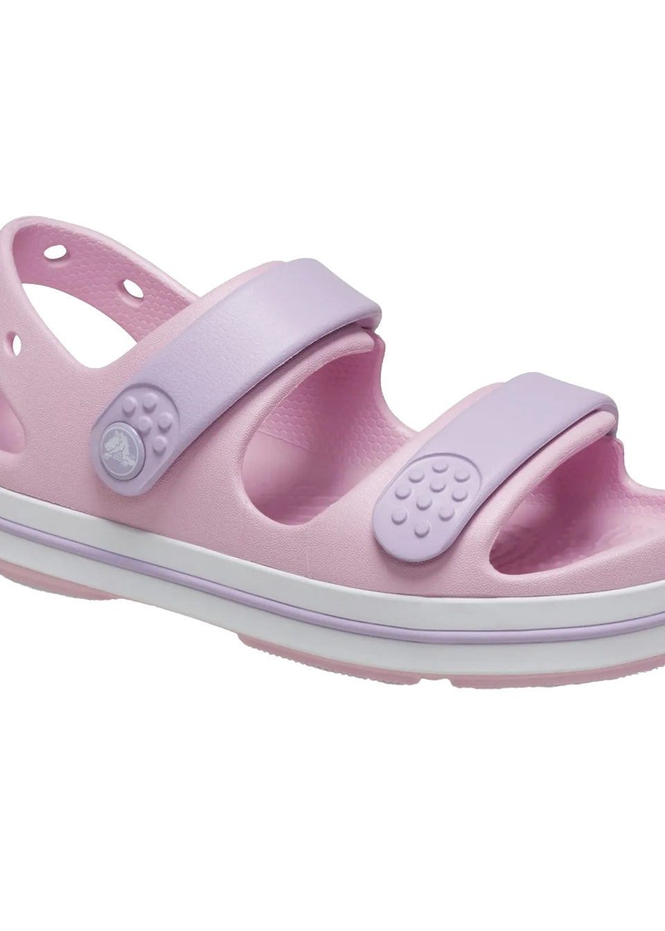 Crocs Kids Soft Pink Crocband Sandals