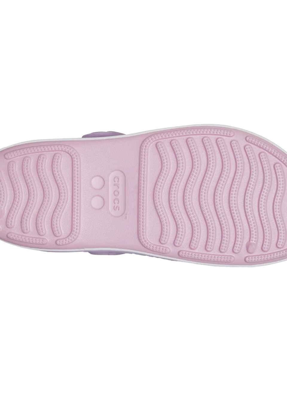 Crocs Kids Soft Pink Crocband Sandals
