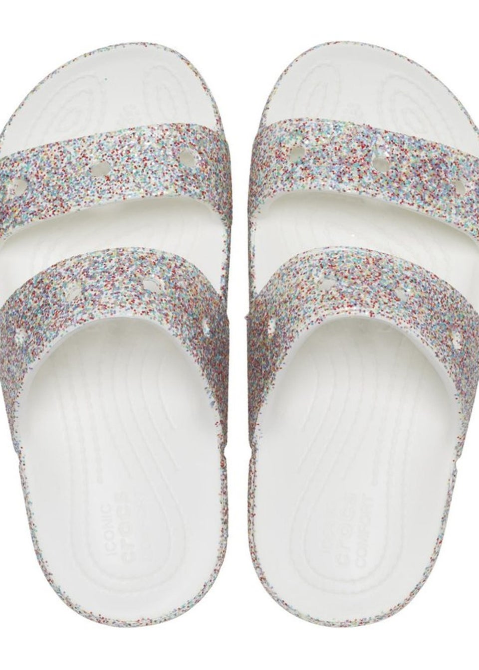 Crocs Kids Multi Classic Sprinkle Sandals