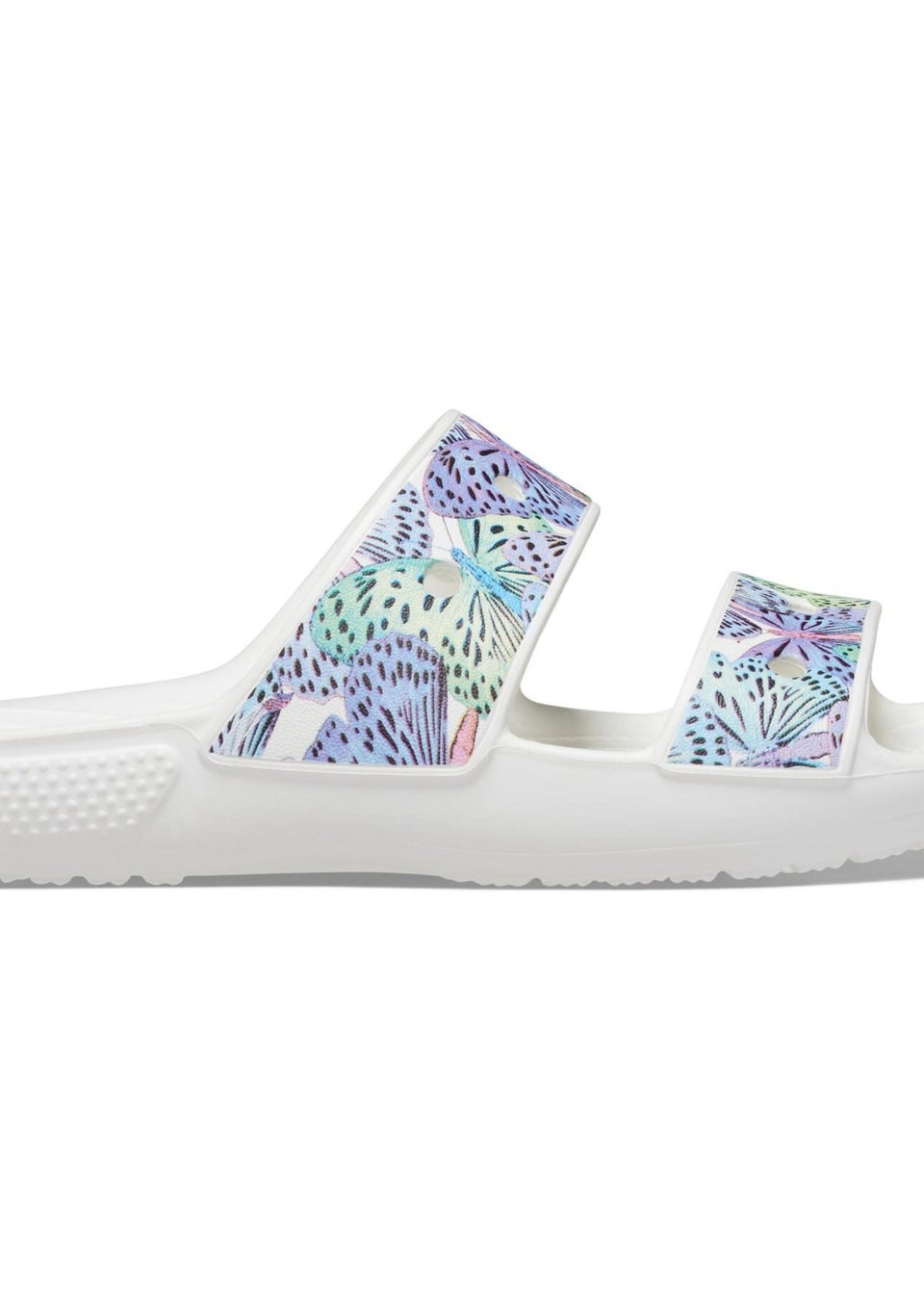 Crocs Kids White Classic Butterfly Sandals