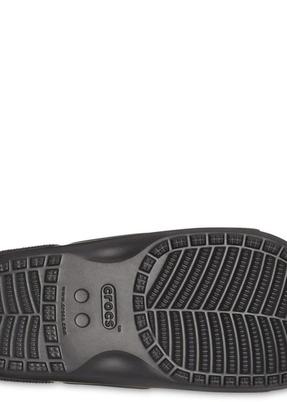 Crocs Kids Black Classic Glitter Sandals