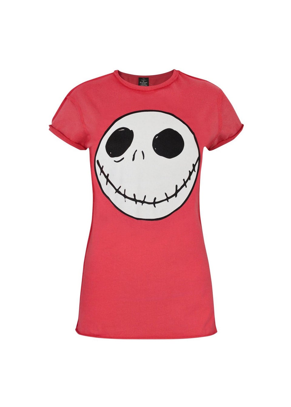 Disney Red Nightmare Before Christmas Jack Reverse Seam T-Shirt