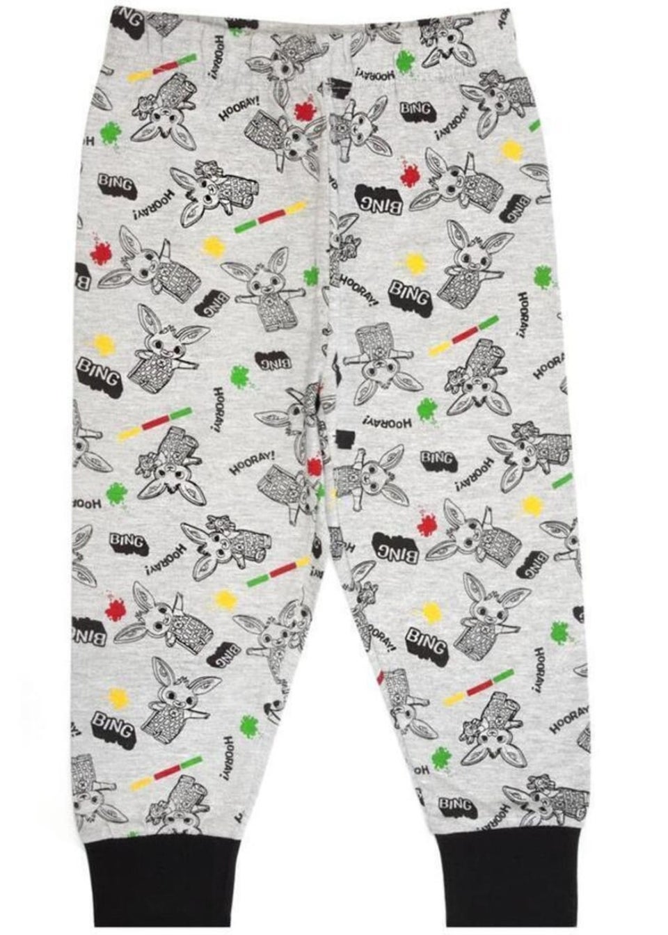 Bing Bunny Boys Black/Grey Long-Sleeved Pyjama Set (1-5yrs)