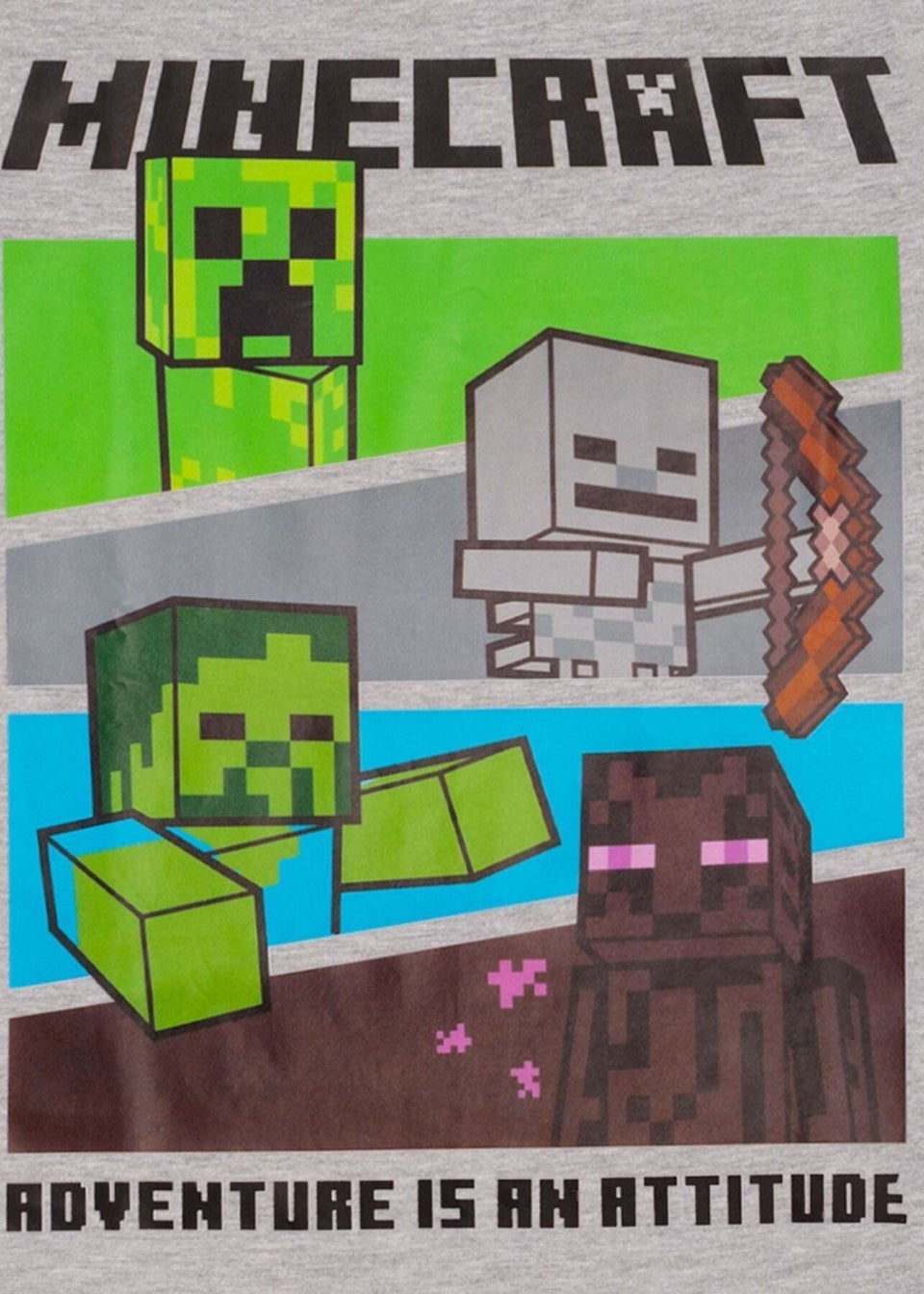 Minecraft pyjamas matalan top