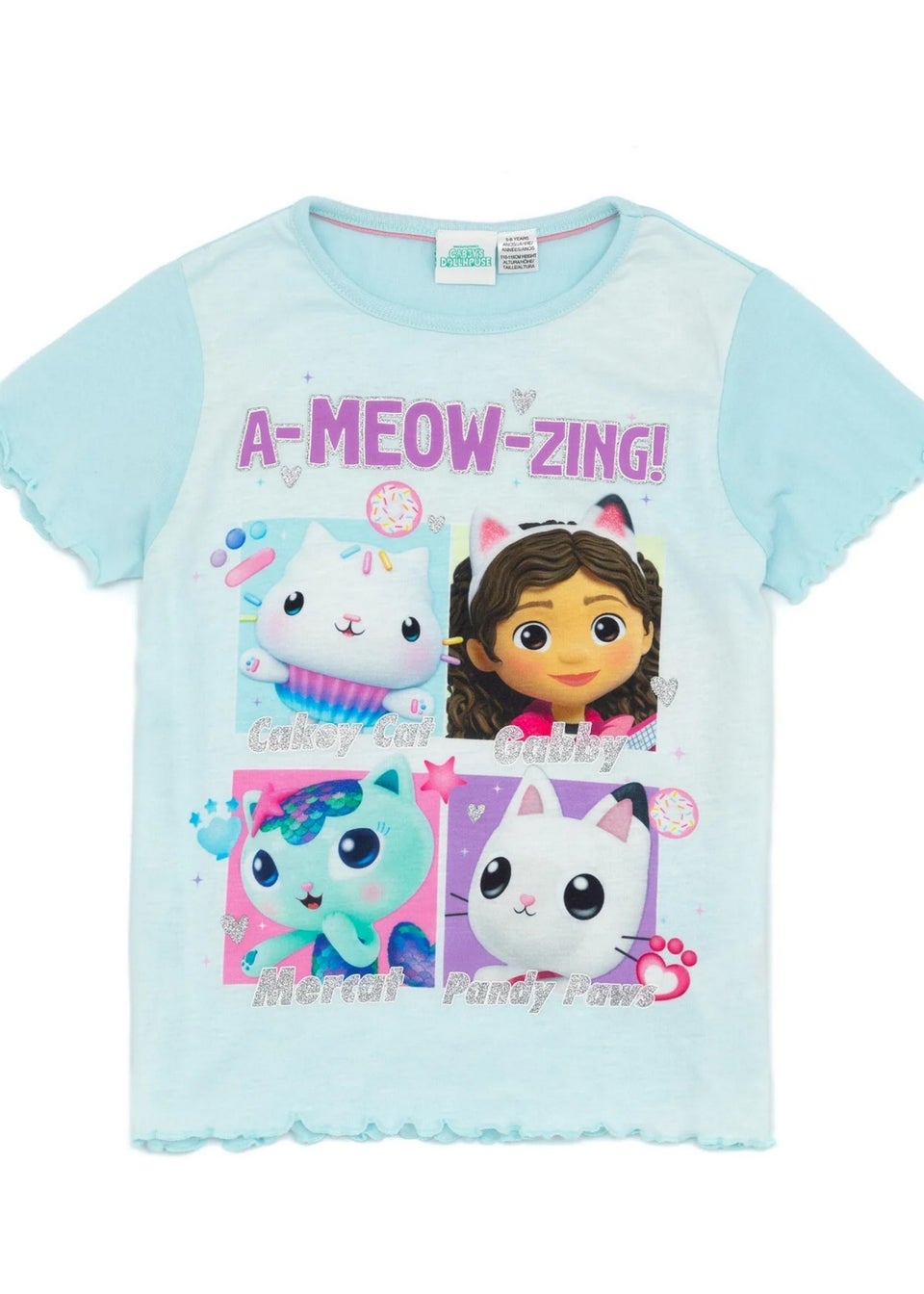 Gabby's Dollhouse Blue A Meow Zing Short Pyjama Set (2-6yrs)