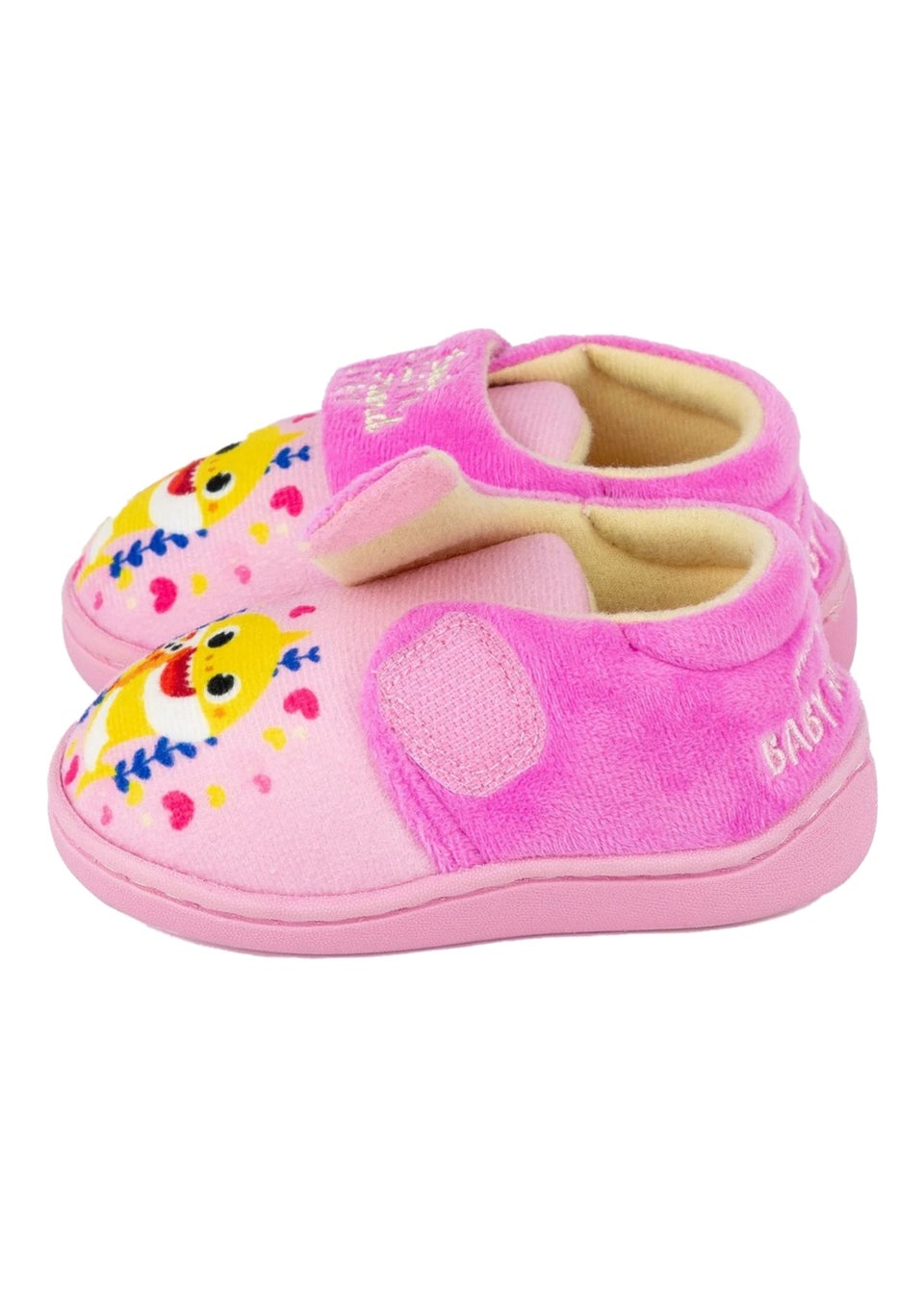 Baby Shark Girls Pink Best Shark Friend Slippers