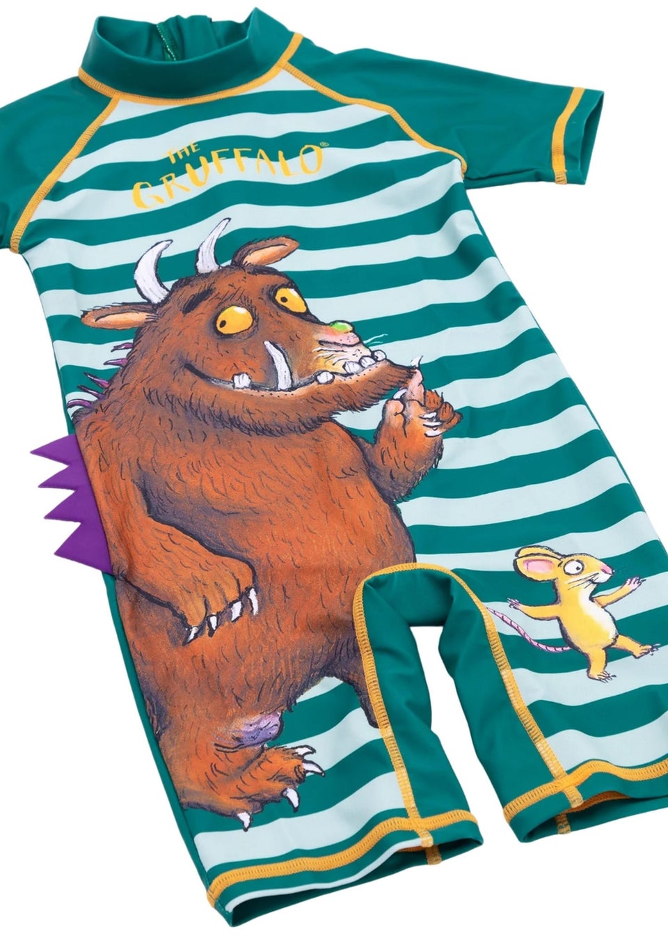 The Gruffalo Kids Green/White One Piece Swimsuit (1-7yrs)