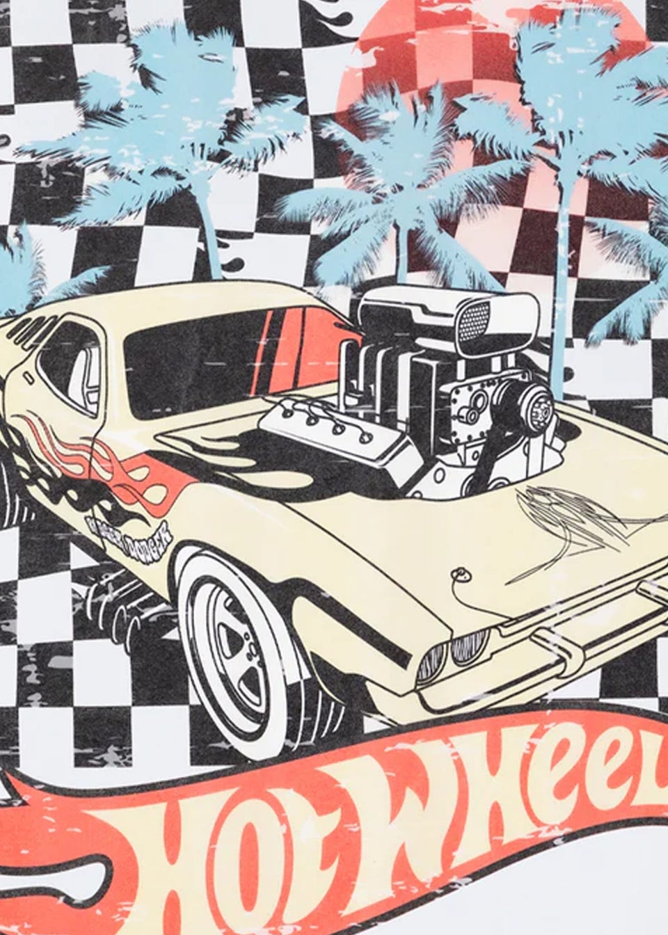Hot Wheels White Sunset T-Shirt