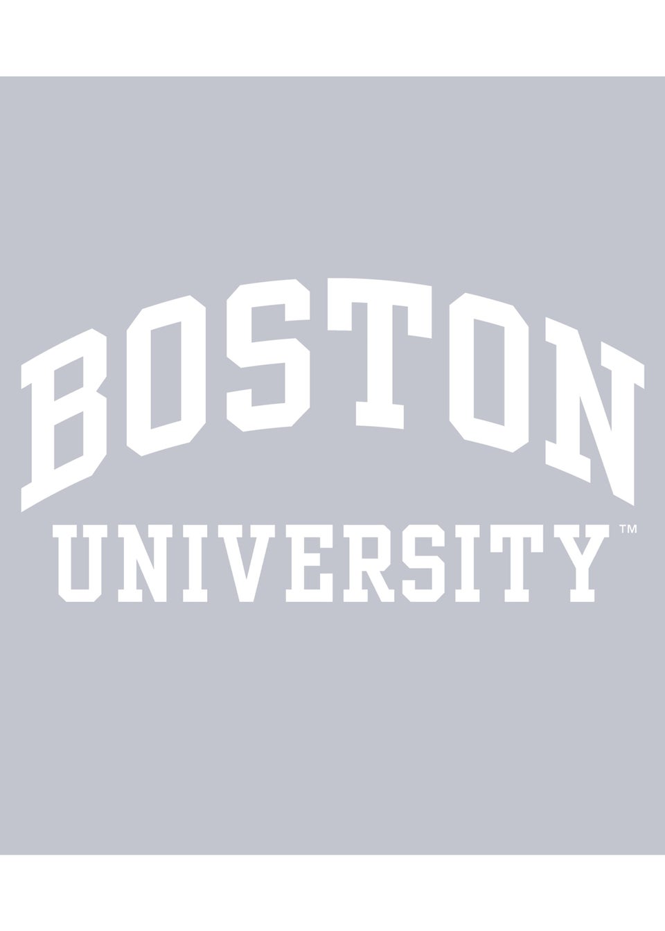 University of Boston Grey Script T-Shirt