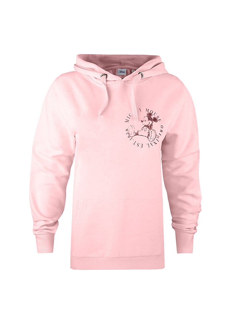 Pink mickey hoodie cheap