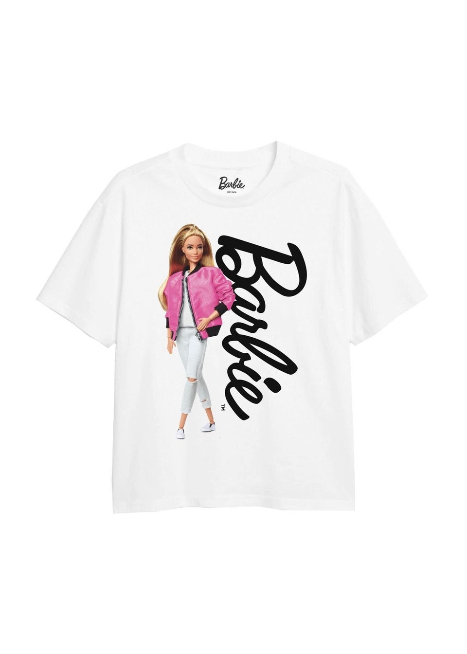Barbie Girls White Iconic T-Shirt (7-13yrs)