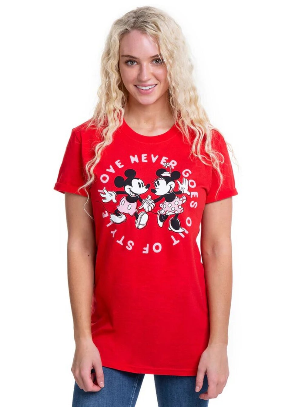 Disney Red Love Never Goes Out Of Style T-Shirt