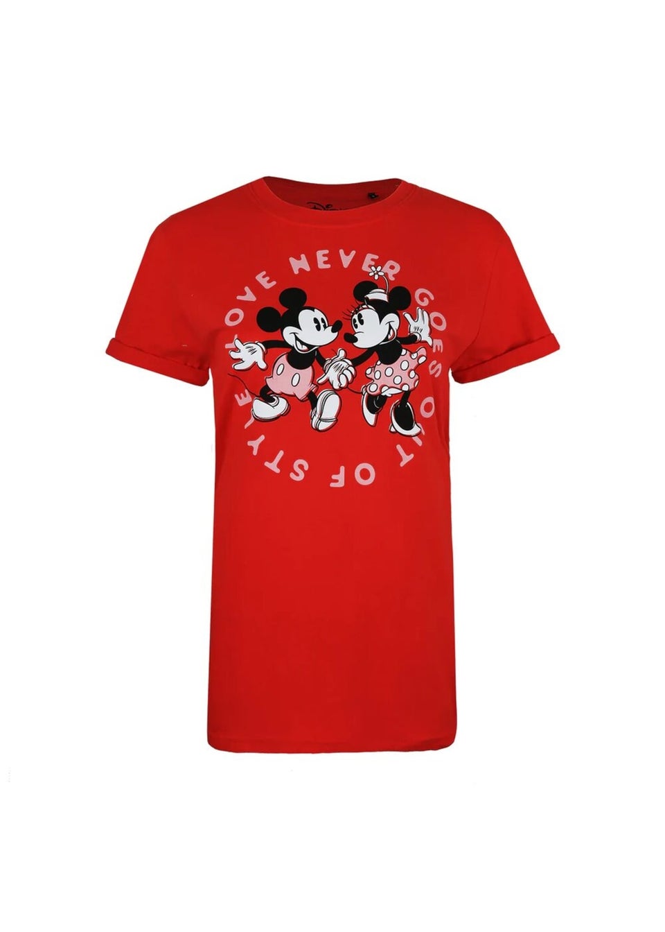 Disney Red Love Never Goes Out Of Style T-Shirt