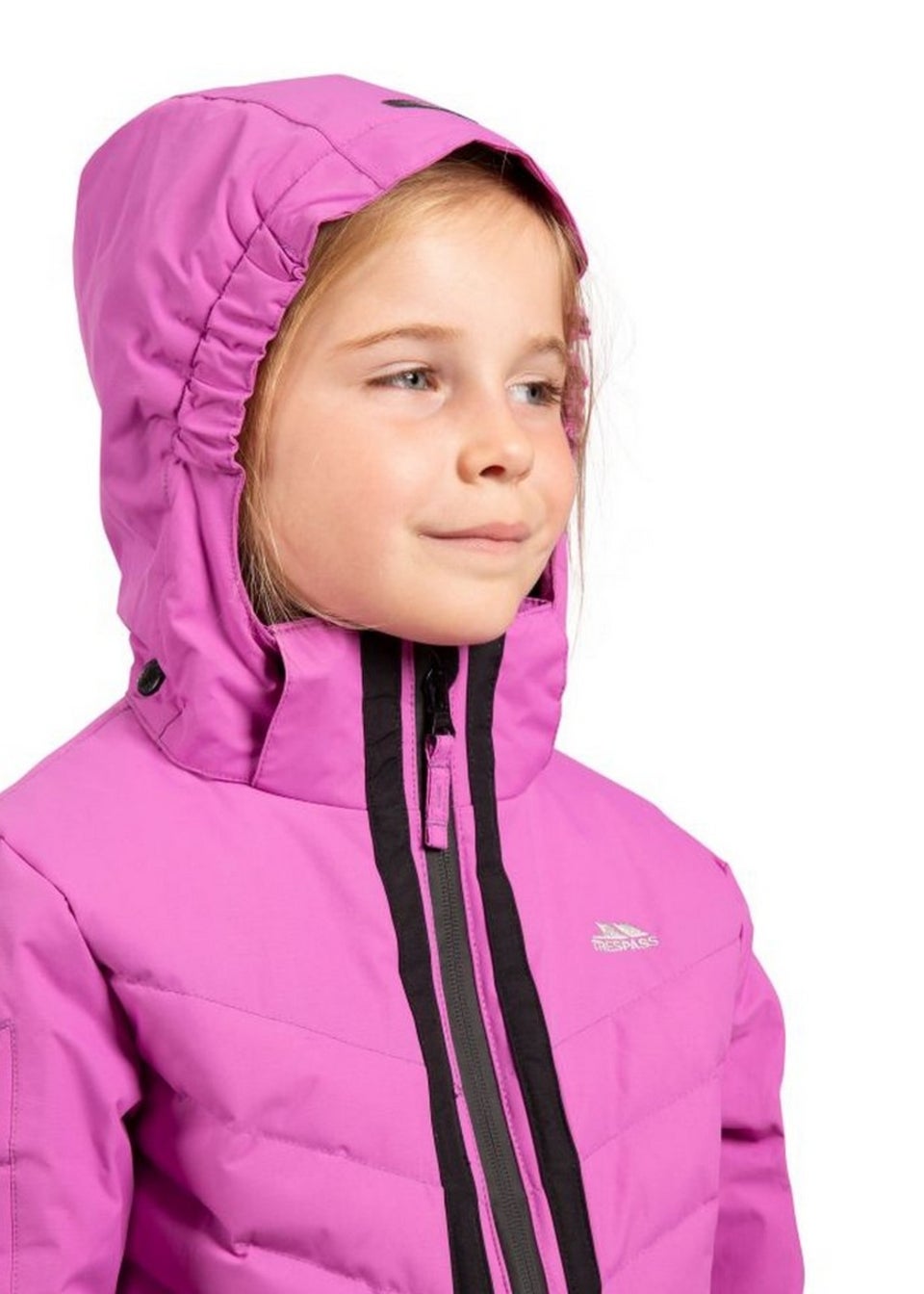 Trespass Girls Pink Annalisa Ski Jacket 2 12yrs Matalan