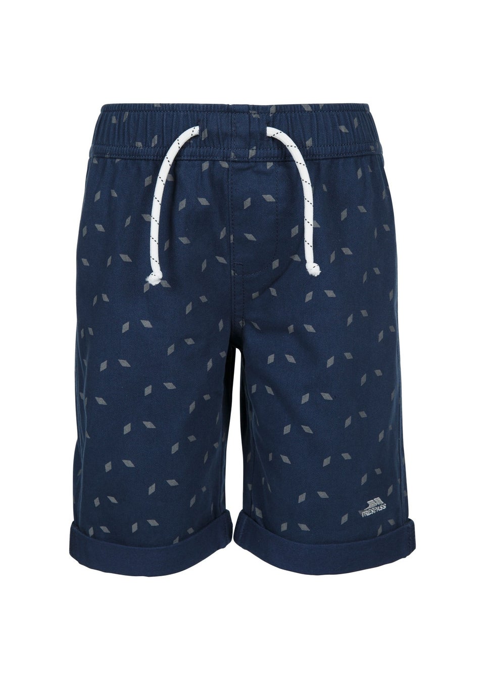Trespass Boys Grey/Navy Publish Casual Shorts (2-12yrs)