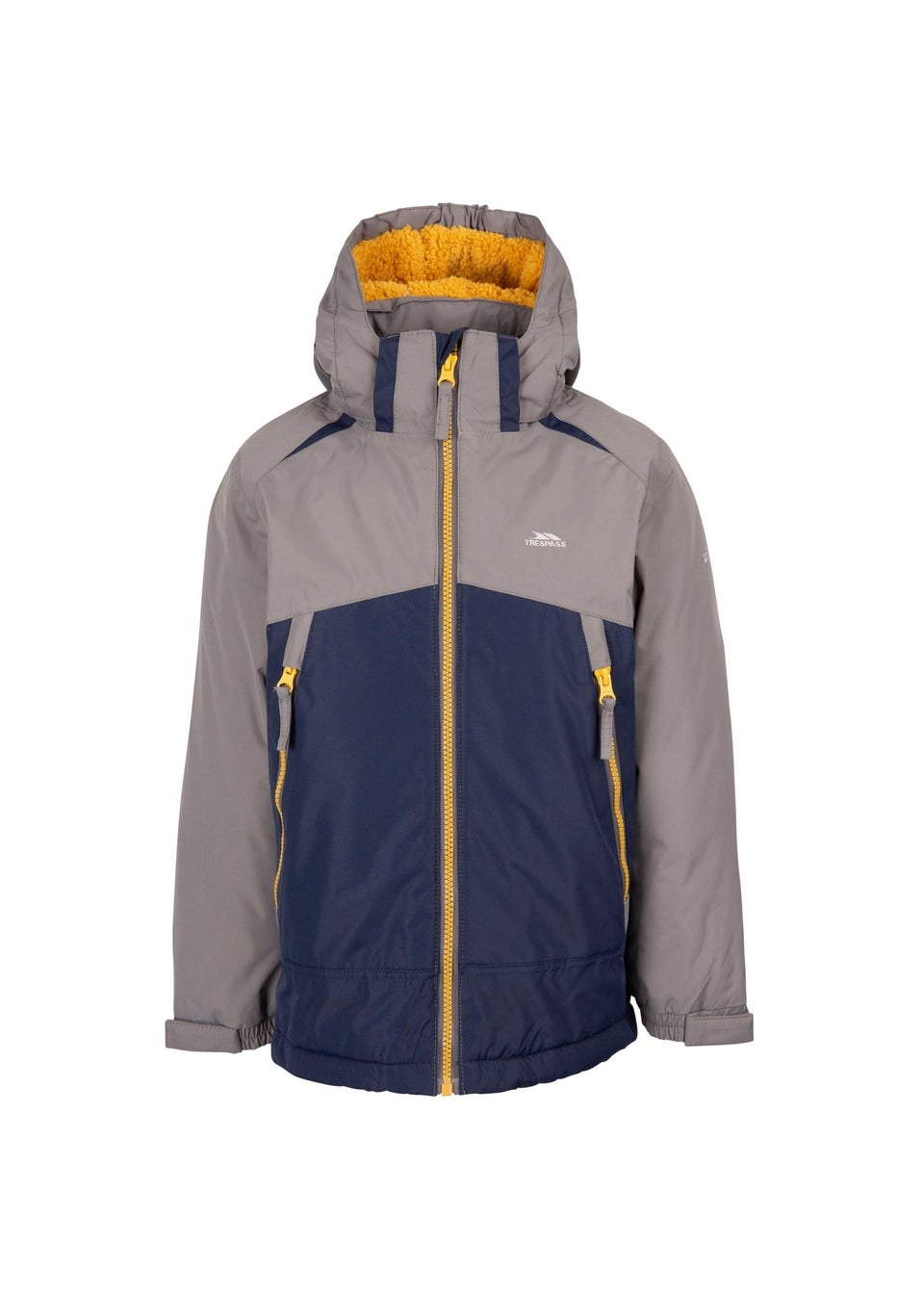 Trespass Kids Navy Discover Contrast Zip Jacket (2-12yrs)