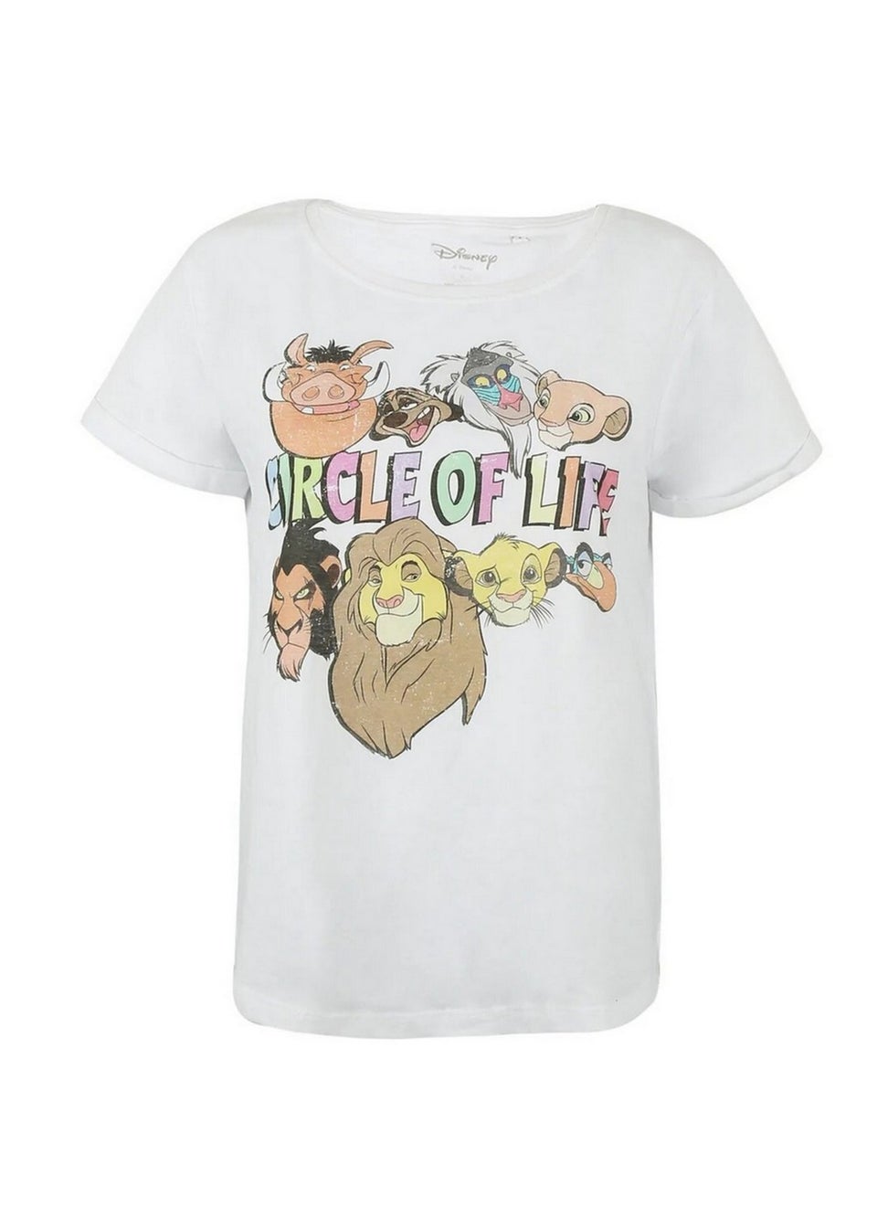 The Lion King White Circle Of Life T-Shirt
