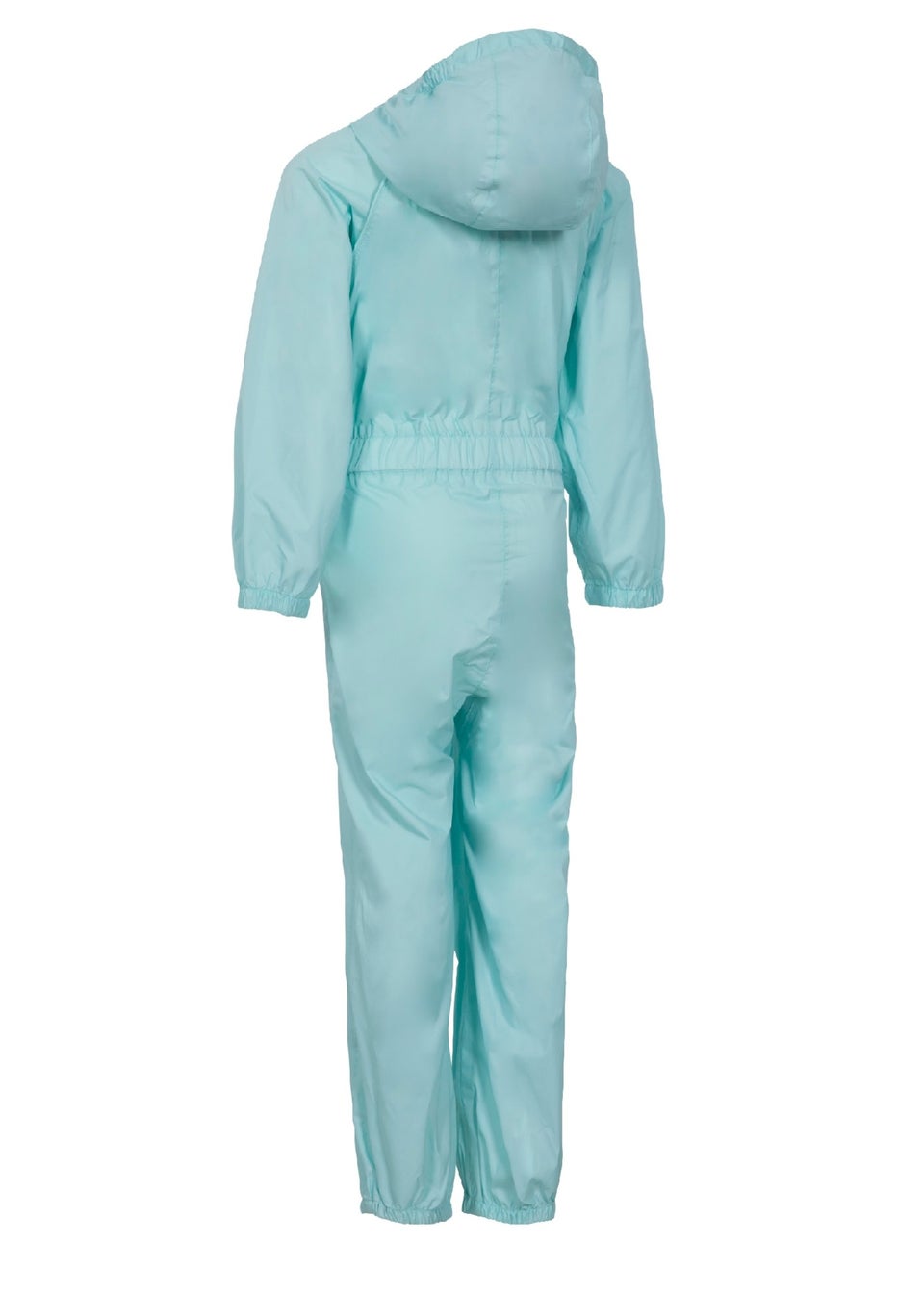 Trespass Baby Sea Blue Button Rain Suit (1-2yrs)