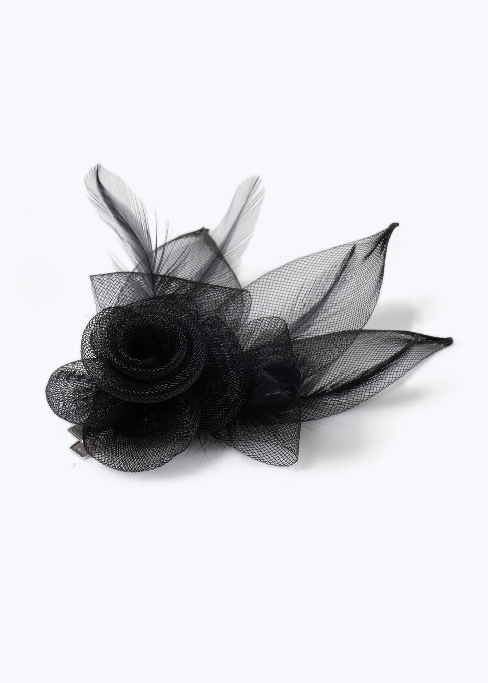 Muse Black Flower Hair Clip