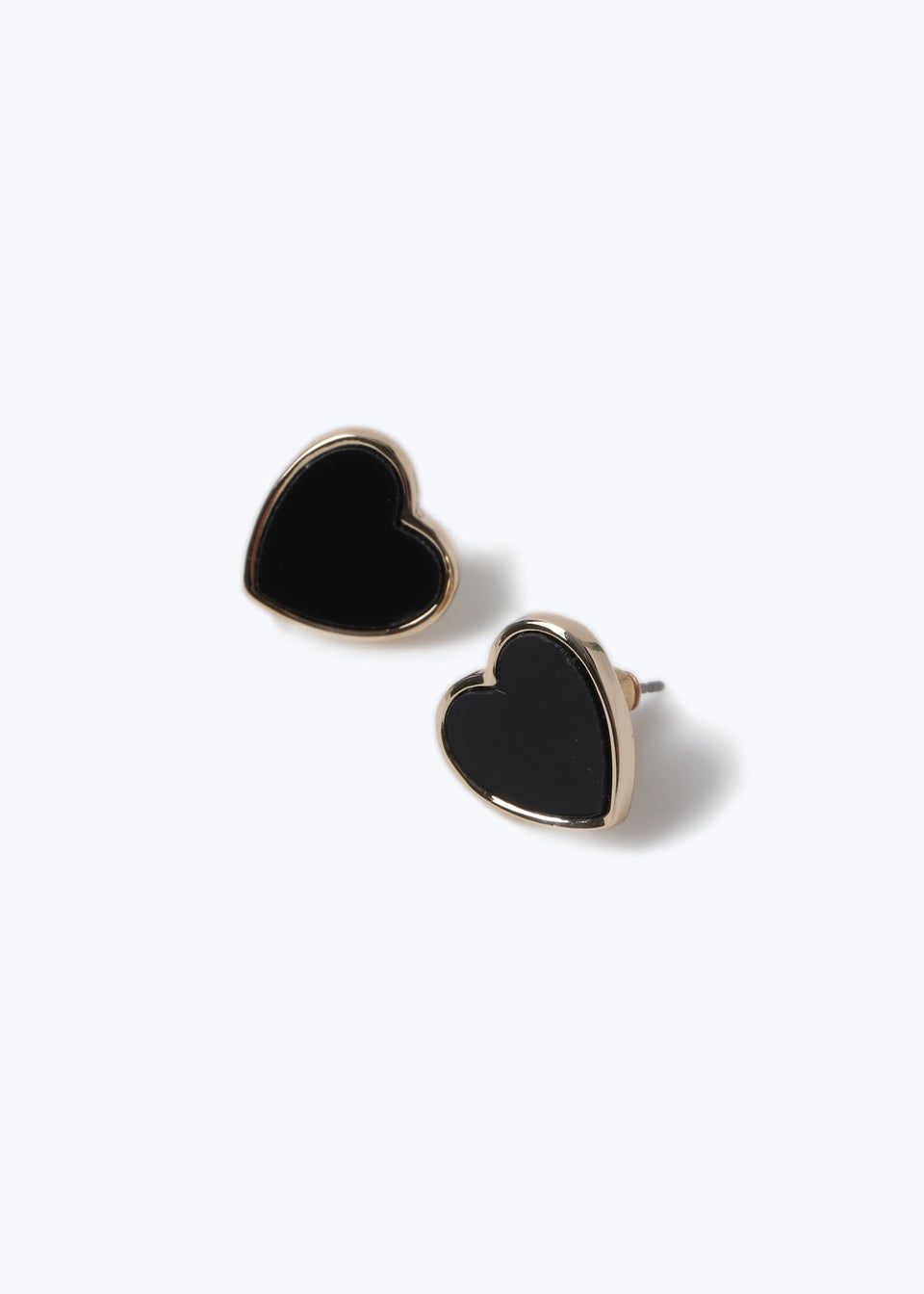 Muse Black Heart Earrings