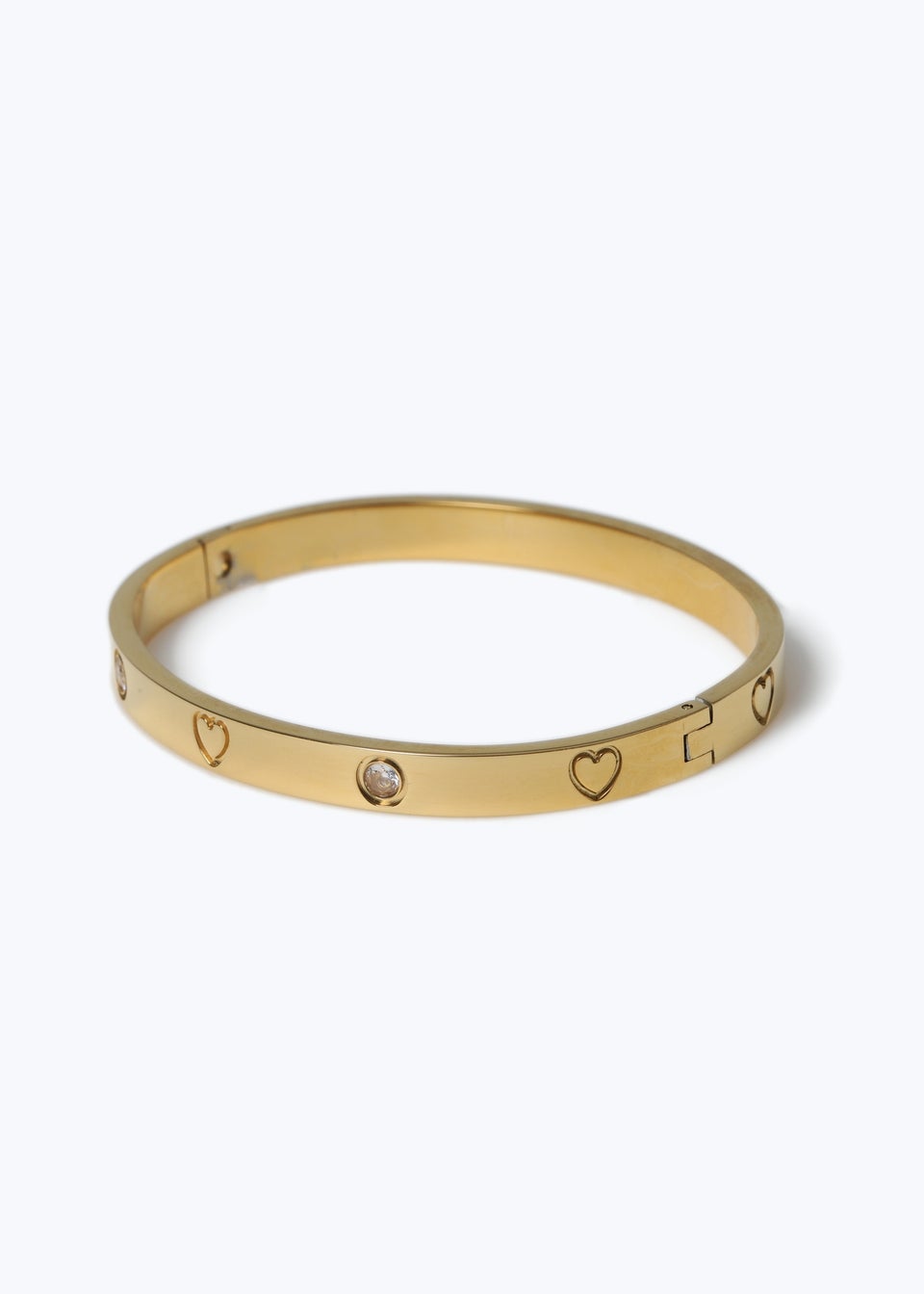 Gold Diamond Bangle