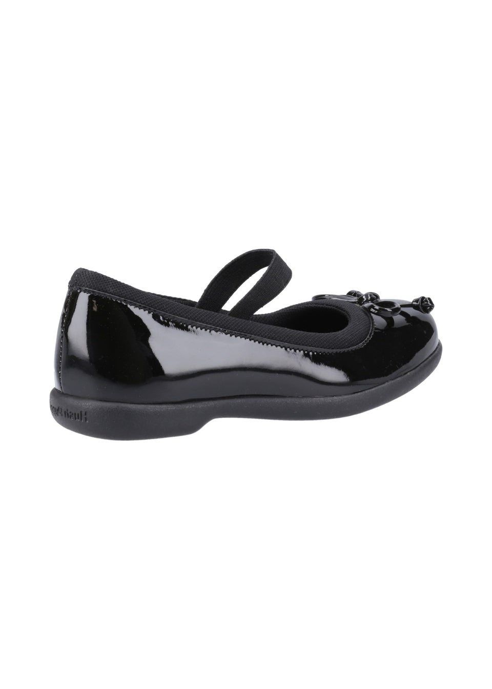 Hush Puppies Girls Black Betty Patent Junior School Shoes (Younger 10-Older 2)