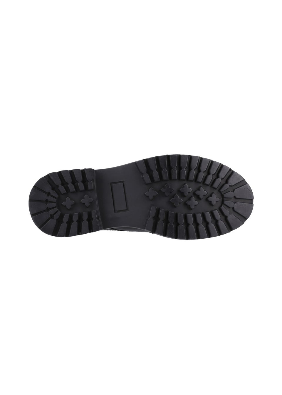 Hush Puppies Girls Black Athena Senior School Shoes (Older 3-5)