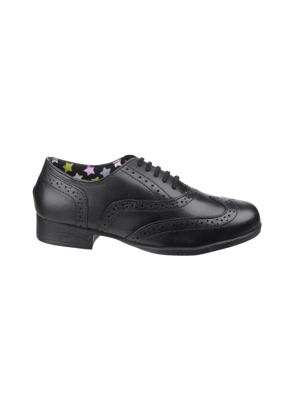 Hush Puppies Girls Black Kada Junior School Shoes (Younger 13-Older 5)