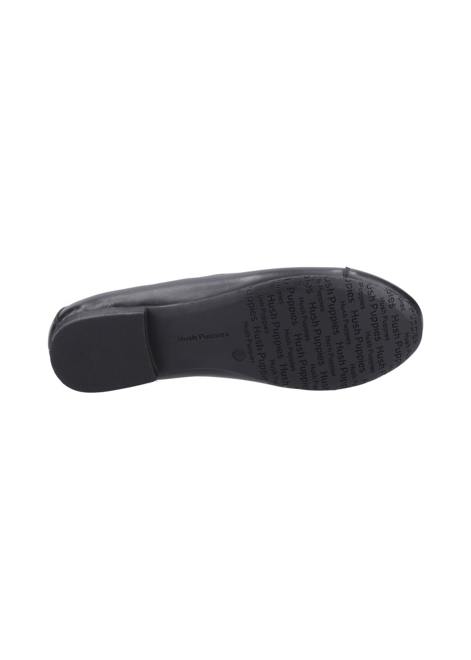 Hush Puppies Girls Black Emma Senior School Shoes (Older 3-5)