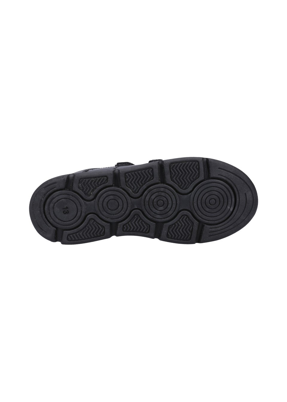 Hush Puppies Boys Black Lucas Junior School Shoes (Younger 10-Older 2)