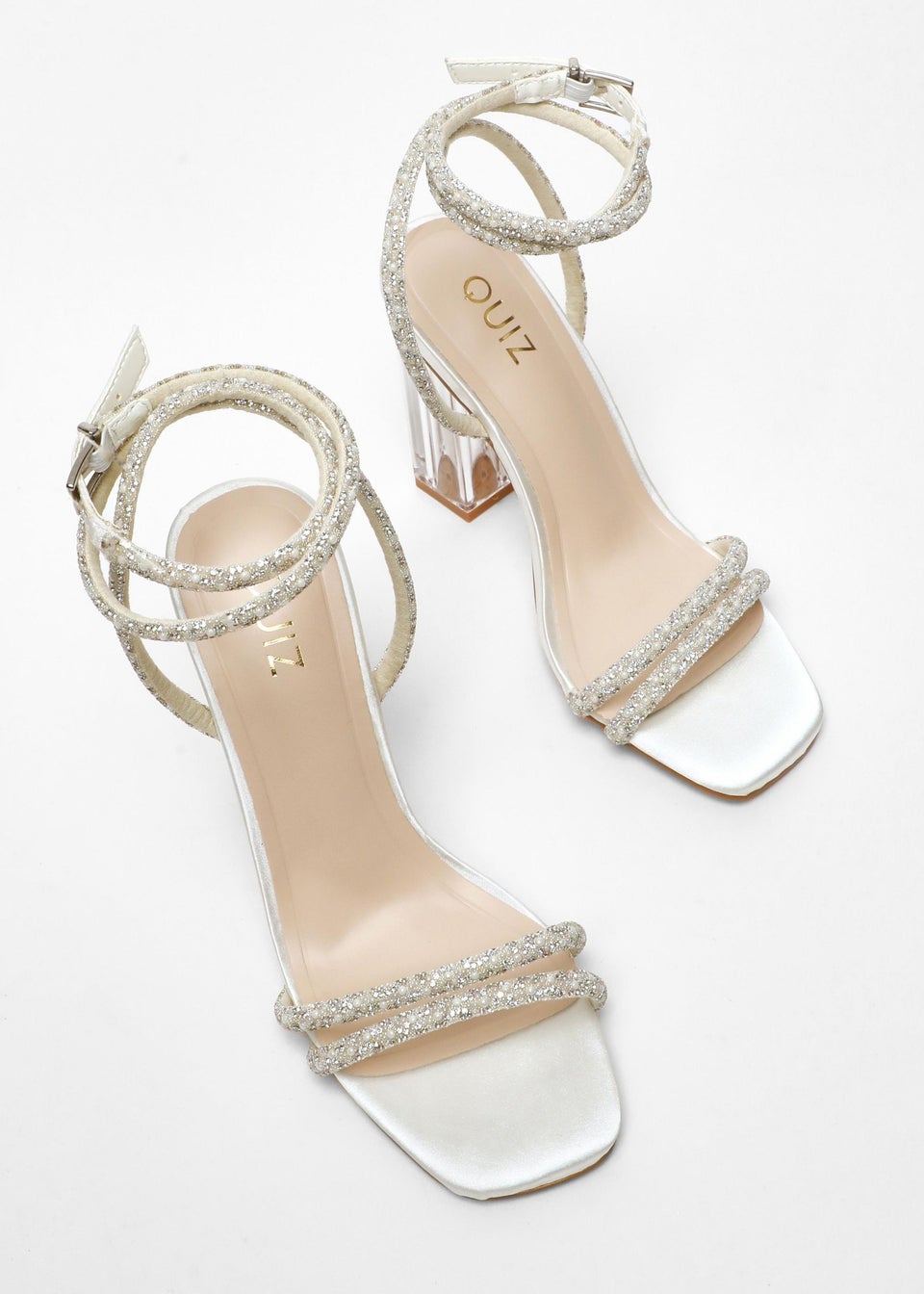 Bridal strappy heels online