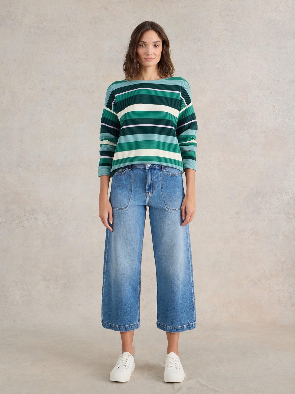 Gestreifter Pullover Jana