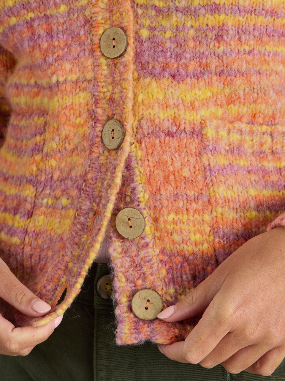 Strickjacke Cindy in Stace-Dye-Optik