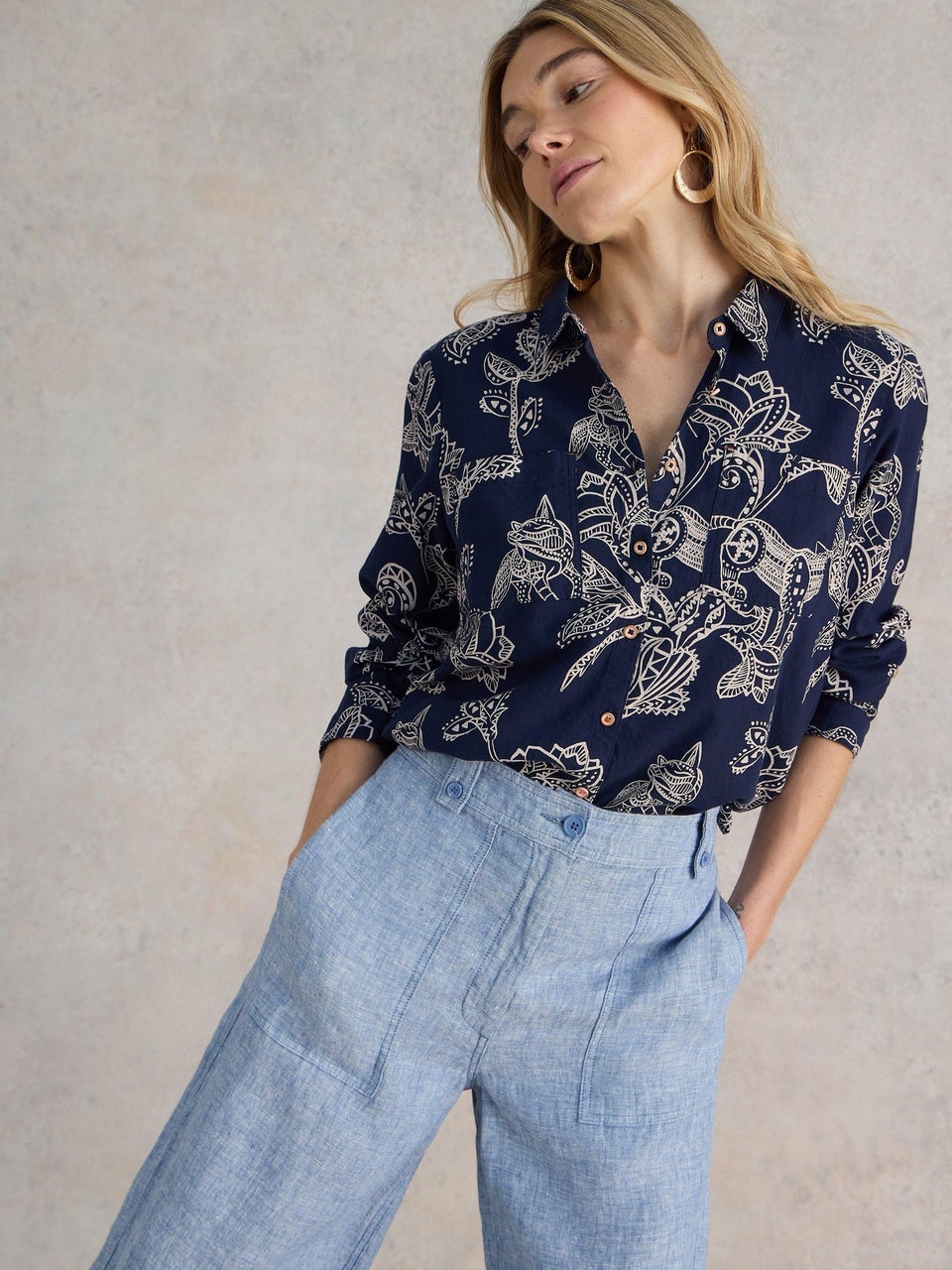 Bluse Sophie aus Bio-Baumwolle