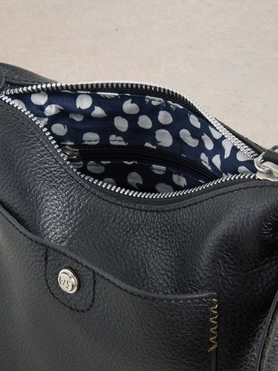 Mini Fern Crossbody-Tasche aus Leder