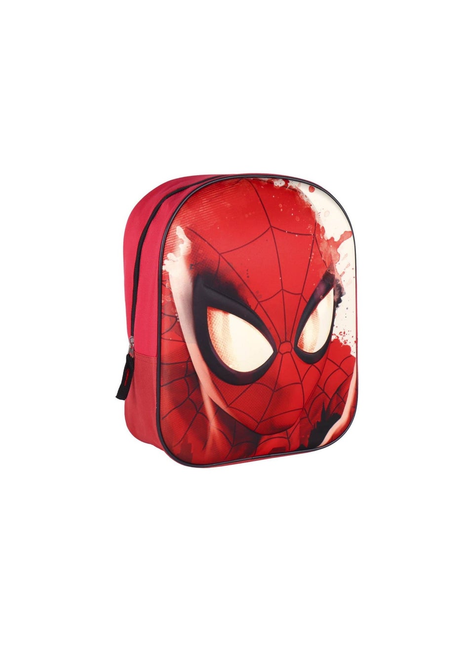 Red Spiderman Backpack Along With A Pencil Case