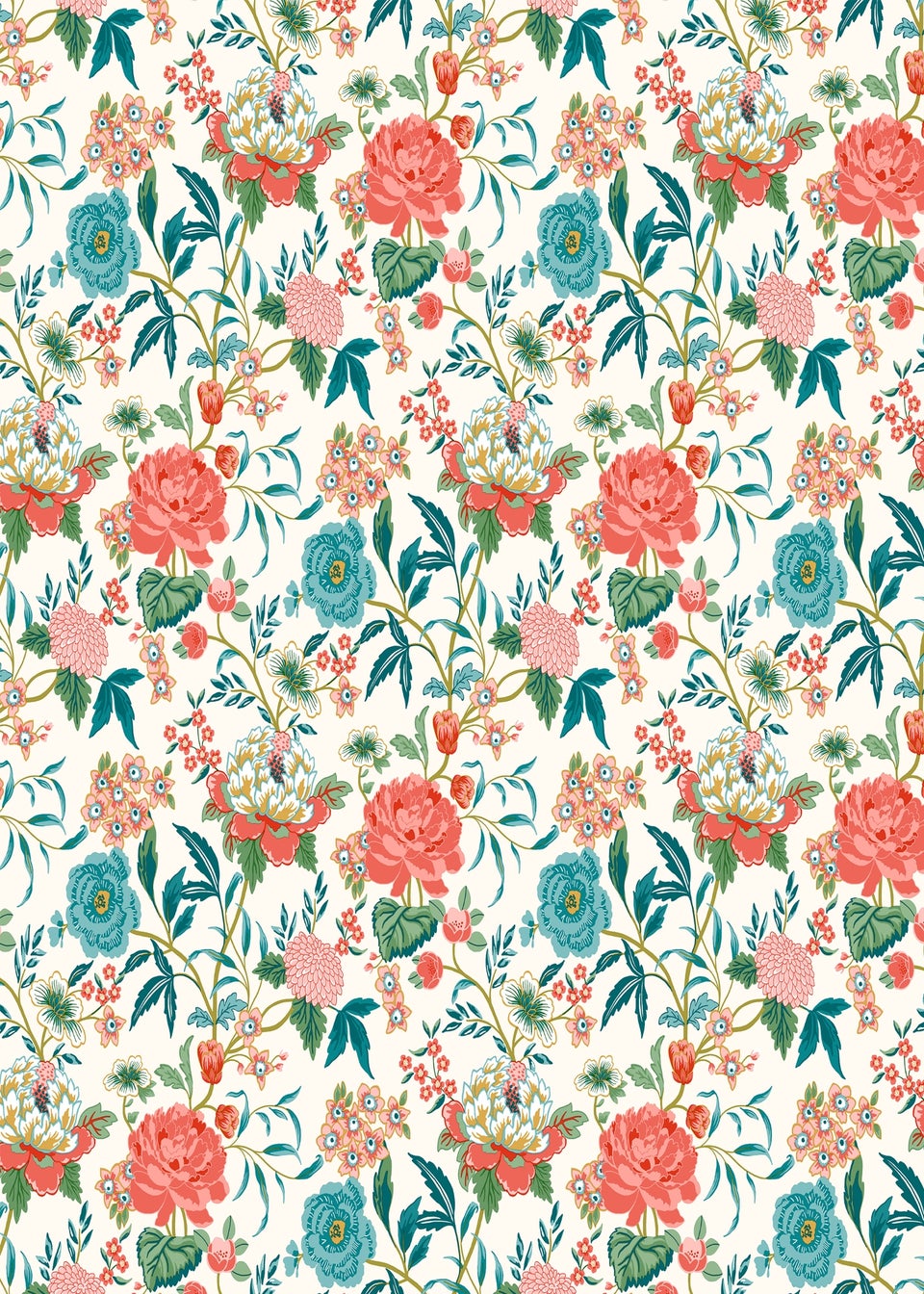 furn. Azalea Floral Wallpaper (53 x 1050cm)