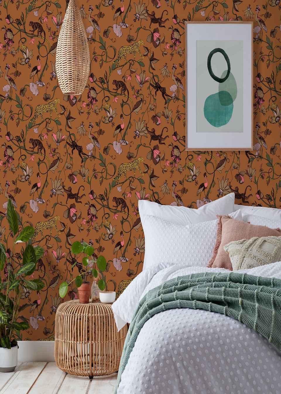 furn. Exotic Wildlings Tropical Wallpaper (53 x 1050cm)