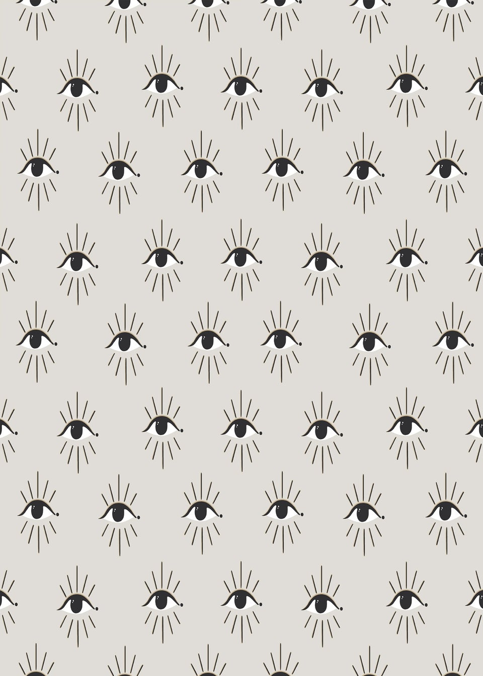 furn. Theia Abstract Eye Wallpaper (53 x 1050cm)
