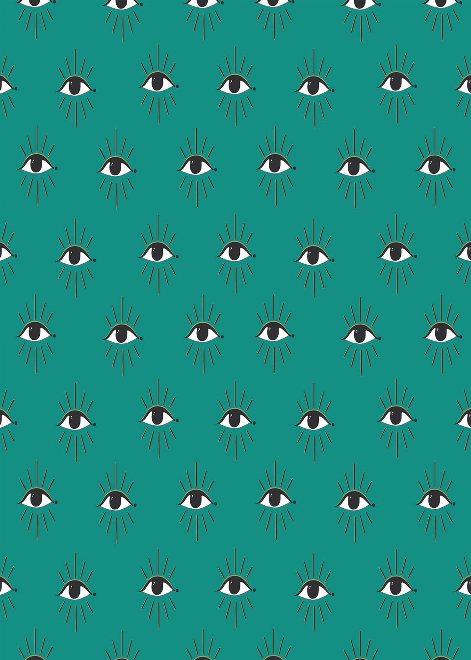 furn. Theia Abstract Eye Wallpaper (53 x 1050cm)