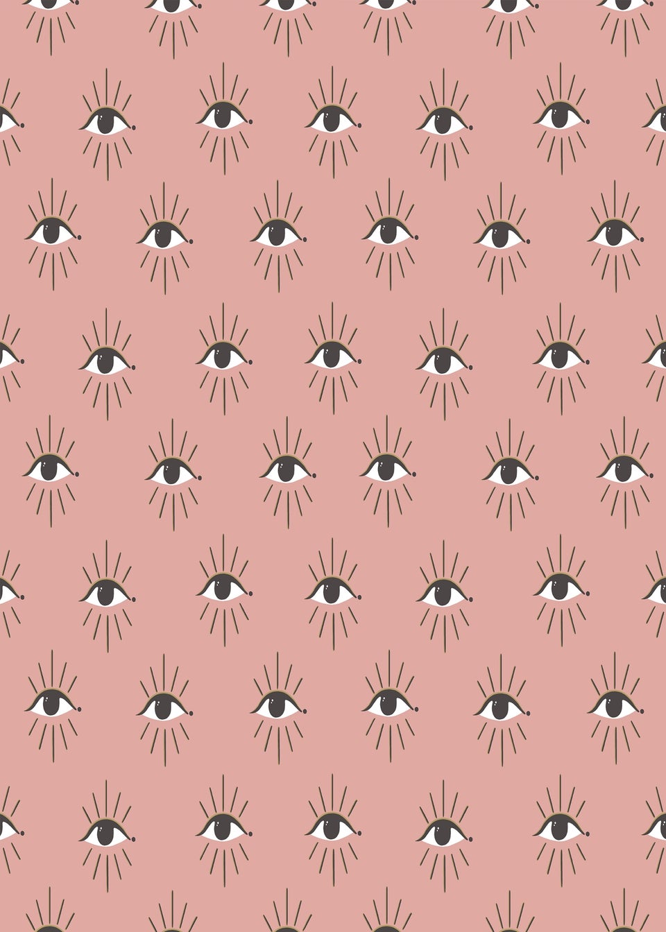 furn. Theia Abstract Eye Wallpaper (53 x 1050cm)