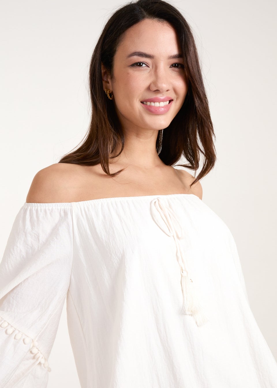 Off the shoulder tunic dress shop
