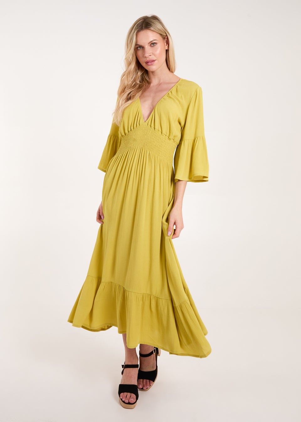 Blue vanilla yellow dress online
